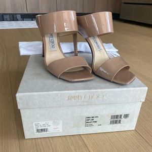 Jimmy Choo Hira 100mm Sandal Heel - Size 37.5